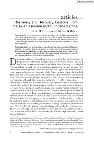 Older Adult’s Responses to Hurricaine Katrina: Daily Hassles and Coping Strategies’